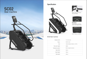 Stairmaster Commercial, Simulateur d'escalade vertical, Appareil de cardio-training vertical, Stepmill, Équipement de gym, Machine Stepmill - Product Image 5