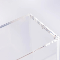 Vitrine de présentation en acrylique pour cartes TCG chinoises 5th Booster, protection et rangement pour collectionneurs, vente en gros, taille standard