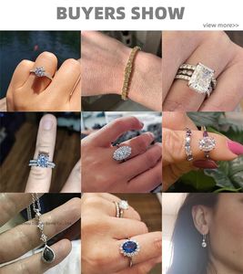 Bague de fiançailles Tianyu Fine Jewelry en moissanite, coupe jubilé, diamant de 7 mm, or massif 14 carats 18 carats, alliances pour cadeaux - Product Image 6