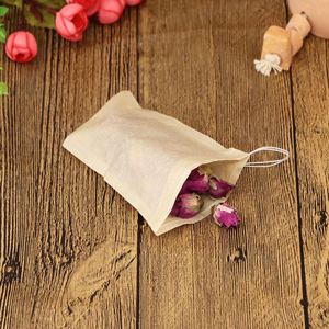 Bolsitas de Papel de Pulpa de Madera Desechables para Té con Cuerdas, Bolsitas de Té Vacías Naturales para Viaje - Product Image 6