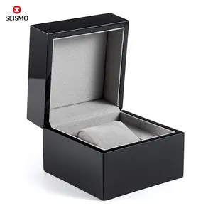 Großhandel individueller Luxus kleiner Klavier hölzerne große Kette Schmuck Uhr Armband Verpackungsbox für Herren Geschenke