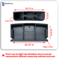Compartiment de rangement sous le plancher OEM compatible avec XPENG MONA L03 2026, boîte de tri dissimulée en ABS pour coffre, accessoires auto pour l'organisation des bagages arrière de véhicules électriques