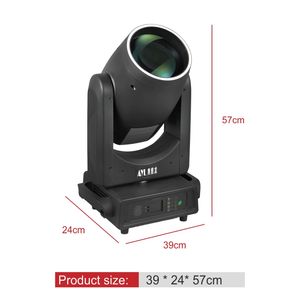 Luz de Cabeça Móvel BL380B Beam Mini 380W DMX512, Cores Completas, 14 Padrões, 2 Prismas, Efeito Estroboscópico para Concertos, Shows de DJ, Discotecas e KTV - Product Image 6
