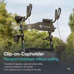 Helavo全地形屋外フラットフリーソリッドラバータイヤローラー背の高いスタンディングウォーカー & ローラーシニアシート付き - Product Image 2