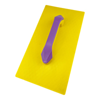 Truelle de plâtrage en plastique avec poignée ergonomique, outil manuel pour le lissage des murs, le plâtre, les carreaux et la construction