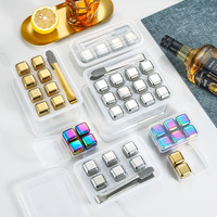 Prix d'usine – Glaçons réutilisables en acier inoxydable 304 à congélation rapide pour bière et whisky, personnalisables avec logo