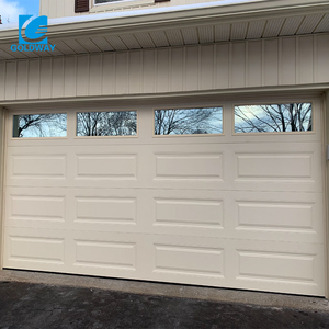 Porte de <span class=keywords><strong>garage</strong></span> automatique moderne, porte de <span class=keywords><strong>garage</strong></span> à isolation thermique, taille personnalisée avec fenêtre en verre trempé, fournisseur de portes de <span class=keywords><strong>garage</strong></span> - Product Image 1
