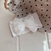 Serre-tête en dentelle papillon mignon pour filles, accessoire pour bébés, idéal pour la photographie, style floral, bandeau pour cheveux de bébé, vente en gros