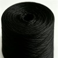 Qianshou 21S High Tenacity 100% Polyester Ring Spun Yarn 7# Raw Grey for Sewing Socks Workwear & Home Textiles