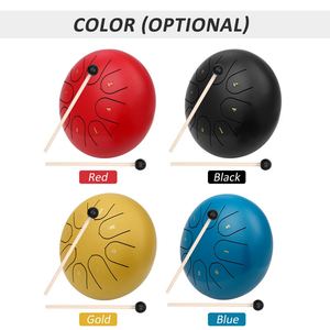 8 notas C-key 6 pulgadas <span class=keywords><strong>Mini</strong></span> tambor de lengua de acero Mano Pan Drum Instrumento de percusión con <span class=keywords><strong>baquetas</strong></span> para educación musical - Product Image 6