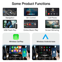 Interface décodeur LVDS CarPlay sans fil améliorée compatible avec Toyota Alphard 2020-2023 avec écran 10 pouces