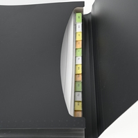 Porte-documents extensible innovant A4, couleur personnalisée, PP, 13 poches, fermeture à bande élastique, matériau épais de 0,7 mm, pour documents