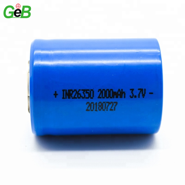 Factory Lithium Ion Batteries 18500 18650 22430 26350 3.7V 1600mAh 2000mAh Battery Cell for Electronic Lamp