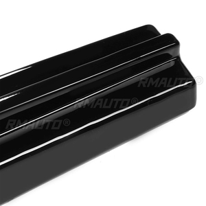 A Pair for BMW F80 M3 F82 M4 2015-2020 Car Rear Bumper <b>Corner</b> Diffuser Spoiler Lip Splitter <b>Protector</b> Guard Carbon Fiber Style - Product Image 5
