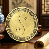 Pièce de monnaie chinoise traditionnelle de collection, pièce de monnaie en cuivre personnalisée, souvenir 3D, artisanat métallique tendance, pièces de monnaie chinoises décoratives, Feng Shui