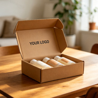 Boîte en carton ondulé en gros d'usine, impression de logo personnalisée, taille et couleur pour l'emballage de cadeaux, de vêtements et de produits