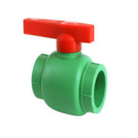 Vanne à boisseau sphérique en plastique SWD, prix usine, couleur verte, taille 22-63mm, raccord femelle PPR
