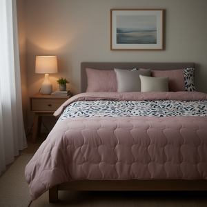 Couette légère Quirorn Qxiligy en polyester matelassé pour toutes les saisons - Product Image 2