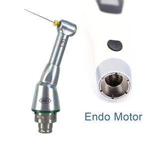 Moteur électrique dentaire pour canaux radiculaires, mini-tête coudée 1,8 mm, forme d'aiguille, rapport de réduction 16:1, couleur argent, certifié CE - Product Image 2