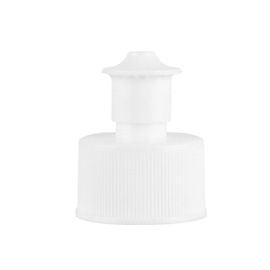 Special Design White Plastic Push Pull Cap For Bottle