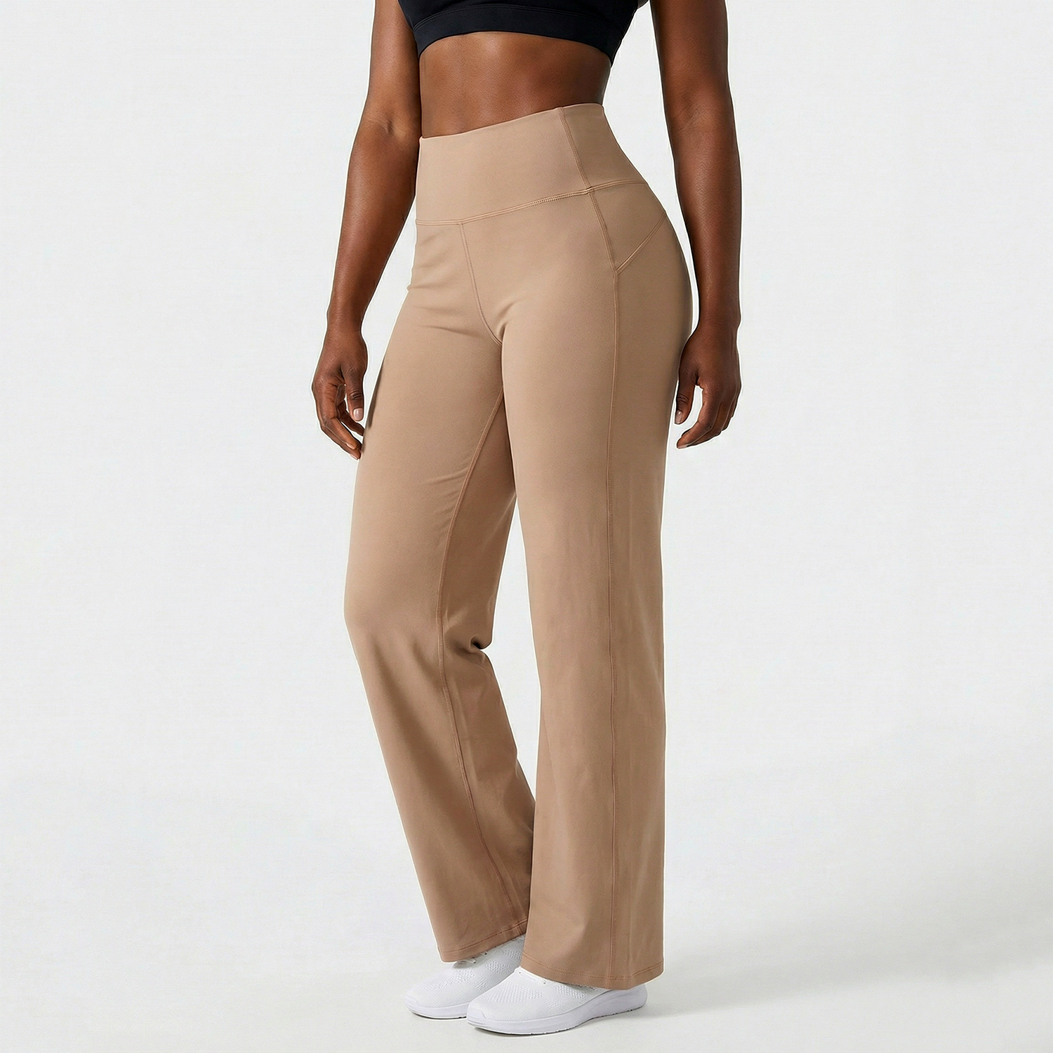 High Waist Plus Size XXL Loose Fit Yoga Pants with Butt Lifting & Tummy Control Full Length Wide Leg Sports Wear