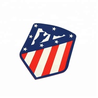 Écussons de vêtements personnalisés en caoutchouc 3D en relief, logo de marque, badges sportifs, tissu, presse à chaud, fer à repasser, silicone en relief