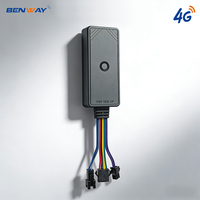 Mini Rastreador GPS 4G LTE Impermeable con Detección de Combustible, Alarmas SOS y de Vibración ACC, Geo-Cerca, Aplicación Android/PC para Bicicletas y Camiones