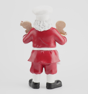 Christmas Religious Festive Resin Crafts Chef Gingerbread <b>Man</b> Promotional Gift for Home Decoration - Product Image 5