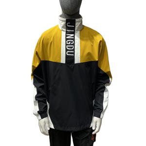 black windbreaker no hood