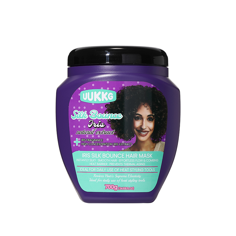 UU4740 - Iris Flower Smooth Elastic Hair Mask