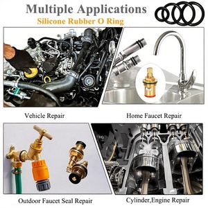 Anneaux d'étanchéité en caoutchouc automobile de type O, personnalisables en couleur et en taille, NBR FKM, résistants à l'huile, pour pièces de moteur automobile - Product Image 6