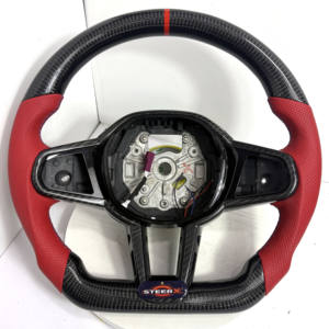 Volante de Fibra de Carbono para <span class=keywords><strong>BMW</strong></span> G01 G02 G05 G06 G09 G11 G12 G15 G20 G22 G28 G29 G30 G80 G82 F40 F90, Accesorios para Automóviles - Product Image 1