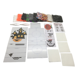 Venta al por mayor 8000 unids/caja Pegboard Perler Beads Set 10 colores patrones de <span class=keywords><strong>Halloween</strong></span> 5MM <span class=keywords><strong>Hama</strong></span> Bead Diy juguetes para niños - Product Image 6
