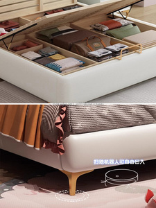 Hot Sales Bunny <strong>Bed</strong> With Storage Space Fashion Soft Girls Kid <strong>Rabbit</strong> <strong>Beds</strong> Luxury Wood Frame Children Princess <strong>Bed</strong> Bedroom Set - Product Image 4