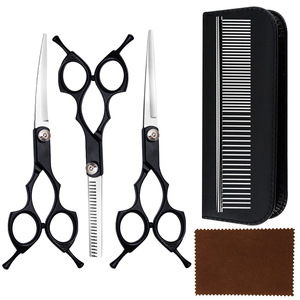 Professional Dog Grooming Scissors Set Curved Shears Stainless Steel Pet Hair Cutting Tools For Teddy Dogs - Product Image 1