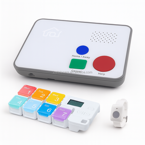 Hộp thuốc nhắc nhở thuốc tự động 7 ngày với Bộ hẹn giờ & báo động hỗ trợ quản lý sức khỏe thông minh của người cao niên - Product Image 1