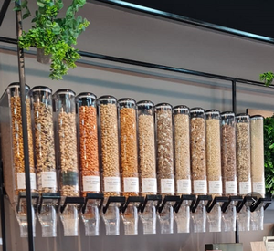 ECOBOX noci chicchi di caffè gravità sfuso <span class=keywords><strong>Dispenser</strong></span> cibo secco <span class=keywords><strong>Dispenser</strong></span> cereali acrilico caramelle <span class=keywords><strong>Dispenser</strong></span> per dolci - Product Image 3