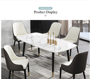 Tavolo da Pranzo in Marmo di Lusso Italiano con Set di Sedie, <span class=keywords><strong>Arredamento</strong></span> di Alta Gamma - Product Image 5