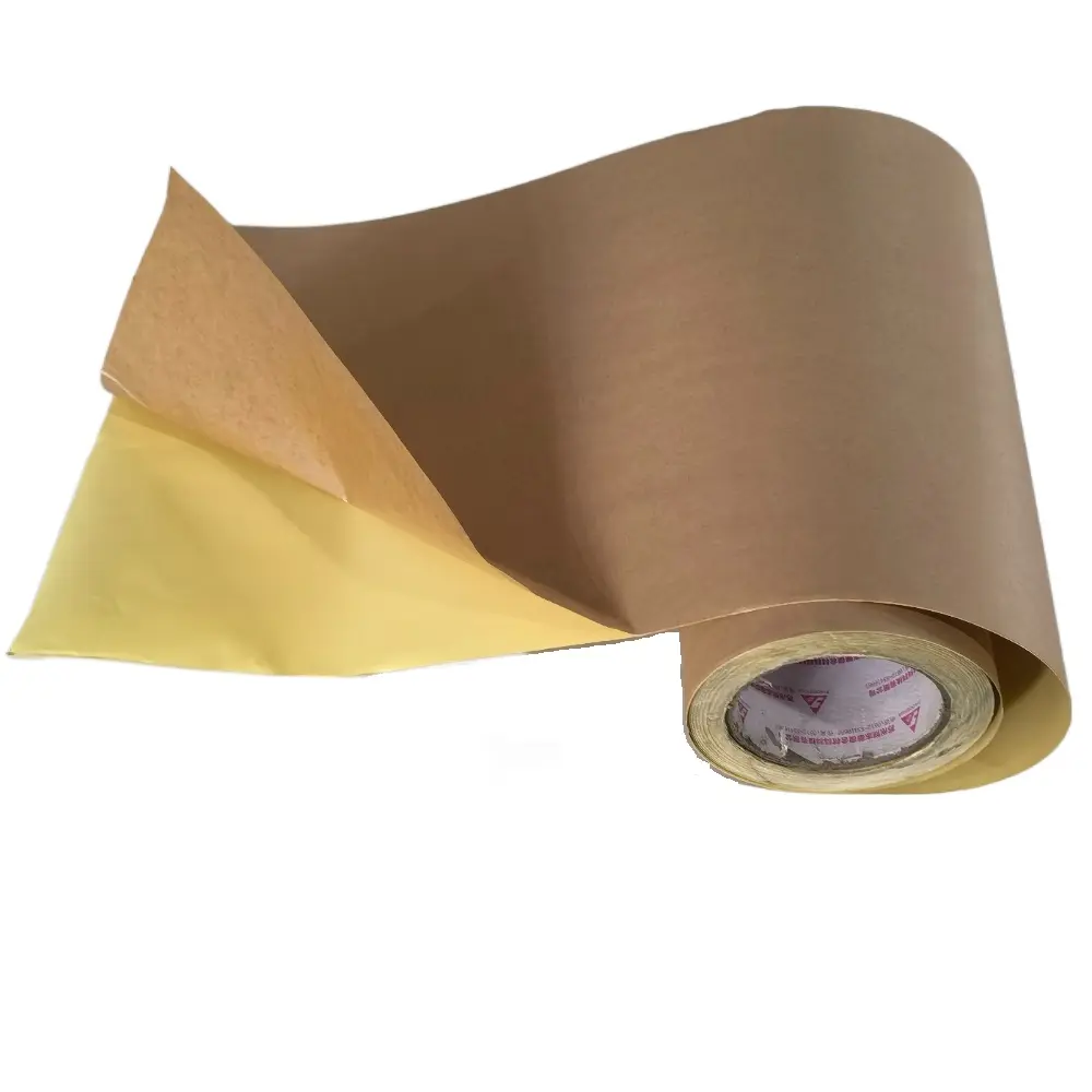 Imprimante couleur enduit vinyle emballage personnalisé en plastique ruban étiquette Kraft autocollant roulant adhésif papier Film