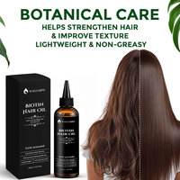 Minyak Perawatan Rambut Jahe Rosemary Organik untuk Rambut Kering Formula Herbal Vegan Cold Pressed yang Menutrisi untuk Kerontokan & Pertumbuhan Rambut