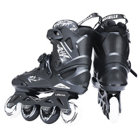 Chaussures de roller freestyle personnalisées de niveau professionnel pour hommes, vente en gros, matériau PU, patinage en ligne slalom PP