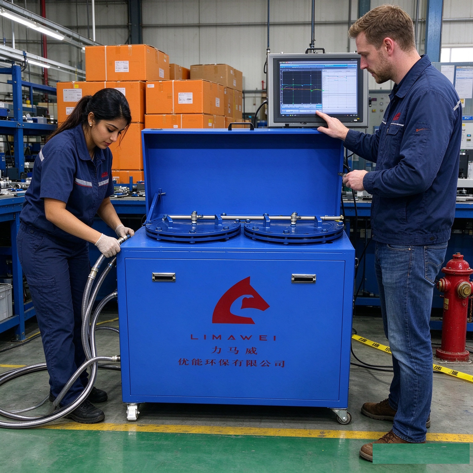 Small Size Wrapping Machine mobile waste oil distiller small waste engine oil recycling processing ...