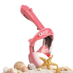 2025 nuevo diseño lindo diseño delfín esnórquel máscara de cara completa para niños equipo de natación para niños - Product Image 1