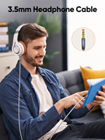 CableCreation 1/8 Câble auxiliaire stéréo USB C vers 3.5mm pour téléphone de voiture et lecteur DVD pour casque d'écoute