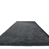 Tapis personnalisé en tissu polyester imitation fourrure de lapin, luxueux, moderne, moelleux, pour salon, grands tapis d'appoint