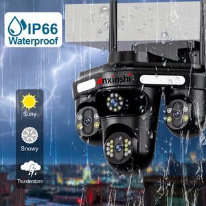 12mp 10x זום אבטחה חיצונית מצלמה רב-עדשה הוביל תאורה ראיית לילה אור צבע מלא חיבור wifi - Product Image 5