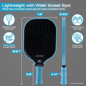 Raquette de pickleball Joysent approuvée USAPA, fibre de carbone T300, contrôle PP nid d'abeille 14 mm, légère, puissante, pour débutants - Product Image 4