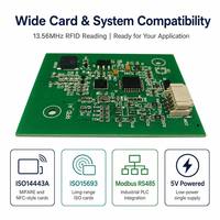 Módulo Lector RFID de 13.56MHz, PCBA Modbus RS485 UART ISO14443A ISO15693, Placa Controladora de Tarjetas Inteligentes sin Contacto