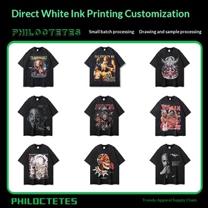 T-shirt da <span class=keywords><strong>Uomo</strong></span> Streetwear, Abbigliamento Vintage, Magliette in Cotone con Stampa Personalizzata, T-shirt Semplici, Abbigliamento Maschile - Product Image 4