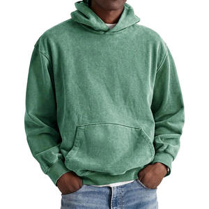 Sweats à capuche en coton 100% pour hommes, lavage à l'acide sur mesure, nouveau style, léger, lavage à l'acide, faible MOQ, sweats à capuche pour hommes - Product Image 5